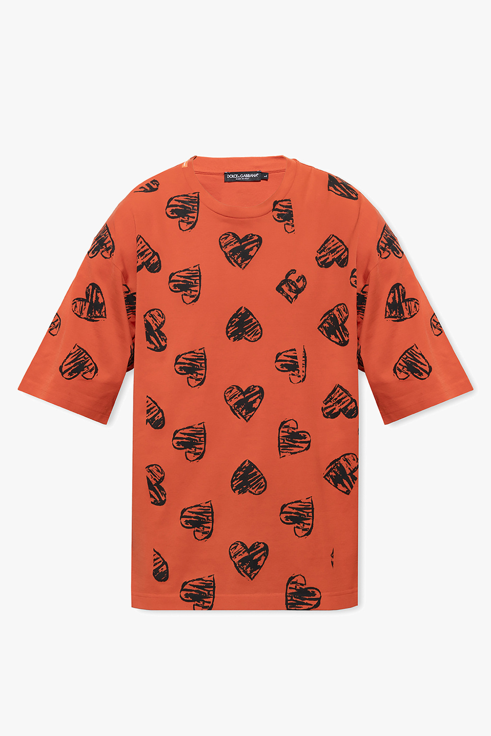 Orange Printed T shirt Dolce Gabbana dolce gabbana monogram